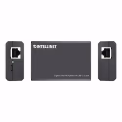 Intellinet 561693 séparateur voix-données Noir Connexion Ethernet, supportant l'alimentation via ce port (PoE) - Vue supplémentaire 6