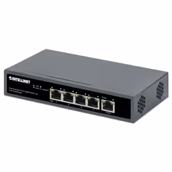 Intellinet 561808, Gigabit Ethernet (10/100/1000), Full duplex, Connexion Ethernet, supportant l'alimentation via ce port (Po ...