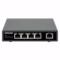 Intellinet 561839 commutateur réseau Gigabit Ethernet (10/100/1000) Connexion Ethernet, supportant l'alimentation via ce port (PoE) Noir
