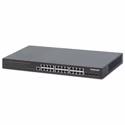 Intellinet 561846, Géré, L2+, Gigabit Ethernet (10/100/1000), Connexion Ethernet, supportant l'alimentation via ce port (PoE) ...