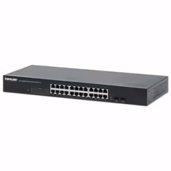 Intellinet 561877, Gigabit Ethernet (10/100/1000), Full duplex, Grille de montage