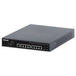 Intellinet 562003 commutateur réseau Géré L2+/L3 Gigabit Ethernet (10/100/1000) Connexion Ethernet, supportant l'alimentation via ce port (PoE) 1U Noir