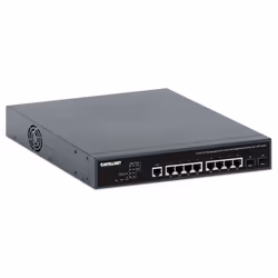 Intellinet 562003 commutateur réseau Géré L2+/L3 Gigabit Ethernet (10/100/1000) Connexion Ethernet, supportant l'alimentation via ce port (PoE) 1U Noir