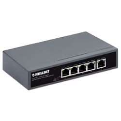 Intellinet 562010 commutateur réseau Non-géré Gigabit Ethernet (10/100/1000) Connexion Ethernet, supportant l'alimentation via ce port (PoE) Noir