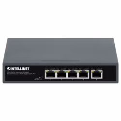 Intellinet 562010 commutateur réseau Non-géré Gigabit Ethernet (10/100/1000) Connexion Ethernet, supportant l'alimentation via ce port (PoE) Noir
