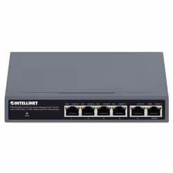 Intellinet 562034 commutateur réseau Géré Gigabit Ethernet (10/100/1000) Connexion Ethernet, supportant l'alimentation via ce port (PoE) Noir