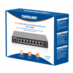 Intellinet 562096 Switch réseau 8 ports 2.5G Ethernet non-géré Noir - Vue supplémentaire 8