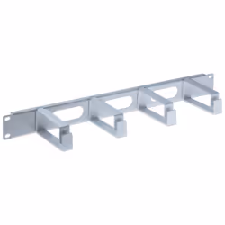 Intellinet 19" Cable Management Panel 1U, Panneau de gestion de câbles, Gris, Plastique, Acier, 1U, CE, 48,3 cm (19")