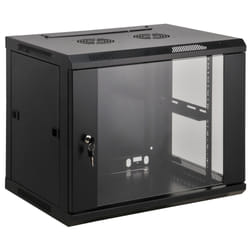 Intellinet 711739 étagère 6U Rack monté sur le mur Noir