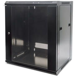 Intellinet 711791 étagère 9U Rack monté sur le mur Noir