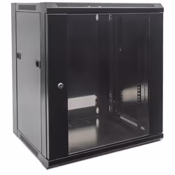 Intellinet 711869 étagère 12U Rack monté sur le mur Noir