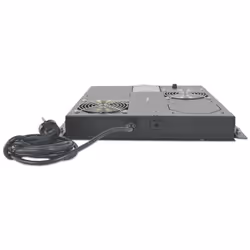Intellinet 712859, Plateau ventilation, Noir, Acier, 2 ventilateur(s), 195,4 m³/h, Secteur