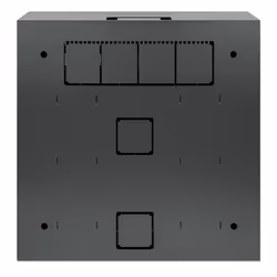 Intellinet 713689 étagère 2U/4U Rack monté sur le mur Noir - Vue supplémentaire 4