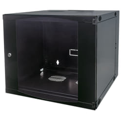 Intellinet 713764 étagère 9U Rack monté sur le mur Noir