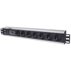 Intellinet 714006 unité de distribution d'énergie 7 sortie(s) CA 1.5U Noir