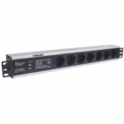 Intellinet 714006 unité de distribution d'énergie 7 sortie(s) CA 1.5U Noir