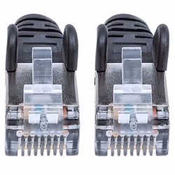 Intellinet 731812 câble de réseau Noir 10 m Cat6a S/FTP (S-STP)