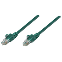 Intellinet Cat5e, UTP, 0.25m câble de réseau Vert 0,25 m U/UTP (UTP)
