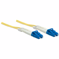 Intellinet 750004 câble de fibre optique 2 m LC OS2 Jaune