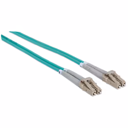 Intellinet 750134 câble de fibre optique 2 m LC OM3 Couleur aqua