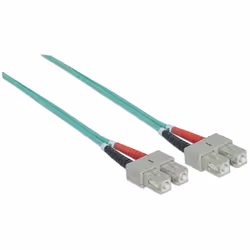 Intellinet 750837 câble de fibre optique 2 m SC OM3 Couleur aqua