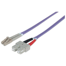 Intellinet 751049 câble de fibre optique 1 m LC SC OM4 Violet