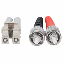 Intellinet 751117 câble de fibre optique 1 m ST LC OM3 Couleur aqua