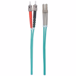 Intellinet 751117 câble de fibre optique 1 m ST LC OM3 Couleur aqua - Vue supplémentaire 4