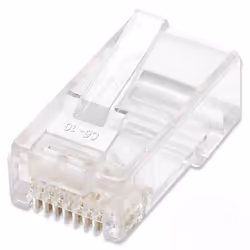 Intellinet 790055, RJ-45, Transparent, Polycarbonate, Cat5e, U/UTP (UTP), Or