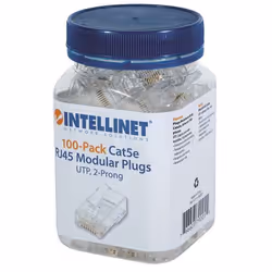 Intellinet 790055 connecteur de fils RJ-45 Transparent