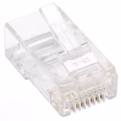 Intellinet 790055 connecteur de fils RJ-45 Transparent