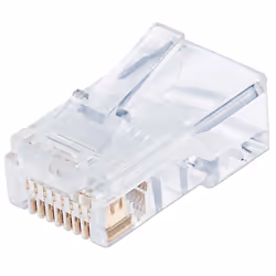 Intellinet 790512, RJ45, Transparent, Polycarbonate, Cat5e, U/UTP (UTP), Or