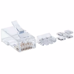 Intellinet 790550 connecteur de fils RJ45 Transparent