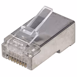 Intellinet 790581, RJ45, Acier inoxydable, Polycarbonate, Cat5e, U/FTP (STP), Or