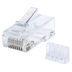 Intellinet 790604 connecteur de fils RJ45 Transparent