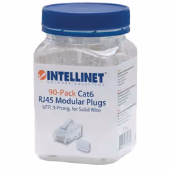 Intellinet 790604 connecteur de fils RJ45 Transparent