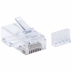 Intellinet 790604 connecteur de fils RJ45 Transparent