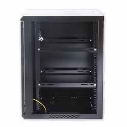 Techly I-CASE EW-2012BKL étagère 12U Rack monté sur le mur Noir - Vue supplémentaire 2