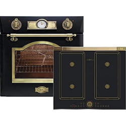 Kaiser Empire Cuisinière encastrable avec four Kaiser EH 6355Em + plaque de cuisson à induction 60 cm Kaiser 6745 FI AD 60 cm