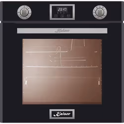 Kaiser EG 6374 Sp Luxus Four à gaz à encastrer autarcie verre miroir noir 79 L four à encastrer 2 fonctions chauffage de sole