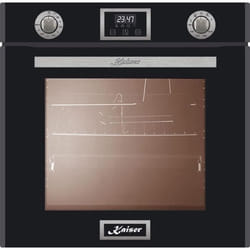 Kaiser EG 6374 Sp Luxus Four à gaz à encastrer autarcie verre miroir noir 79 L four à encastrer 2 fonctions chauffage de sole