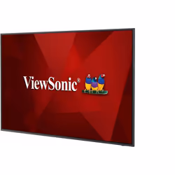 Viewsonic CDE6520 affichage de messages Écran plat de signalisation numérique 65" IPS 450 cd/m² 4K Ultra HD Noir Intégré dans le processeur Android 8.0