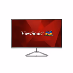 Viewsonic VX Series VX2476-SMH, 60,5 cm (23.8"), 1920 x 1080 pixels, Full HD, LED, 4 ms, Noir, Argent