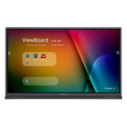 Viewsonic IFP7552-1B affichage de messages Écran plat interactif 75" LCD Wifi 400 cd/m² 4K Ultra HD Noir Écran tactile Intégré dans le processeur Android