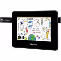 Viewsonic ID710-BWW écritoire LCD 17,8 cm (7") Noir