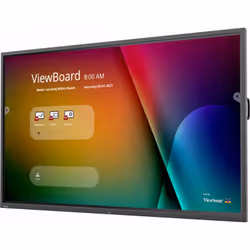 Viewsonic IFP9850-4 affichage de messages Écran plat interactif 98" LCD Wifi 350 cd/m² 4K Ultra HD Noir Écran tactile Intégré dans le processeur Android 9