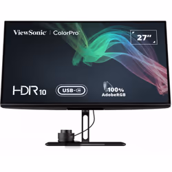 Viewsonic VP Series VP2786-4K, 68,6 cm (27"), 3840 x 2160 pixels, 4K Ultra HD, LCD, 5 ms, Noir