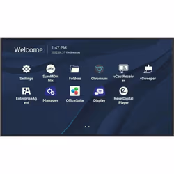 Viewsonic CDE7530, 190,5 cm (75"), 3840 x 2160 pixels, Wifi