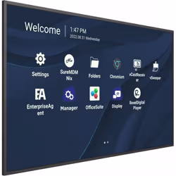 Viewsonic CDE9830 affichage de messages 98" Wifi 500 cd/m² 4K Ultra HD Noir Écran tactile Intégré dans le processeur Android 11