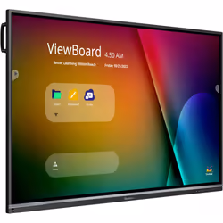 Viewsonic IFP8650-5 tableau blanc interactif et accessoire 2,18 m (86") 3840 x 2160 pixels Écran tactile Noir HDMI - Vue supplémentaire 2